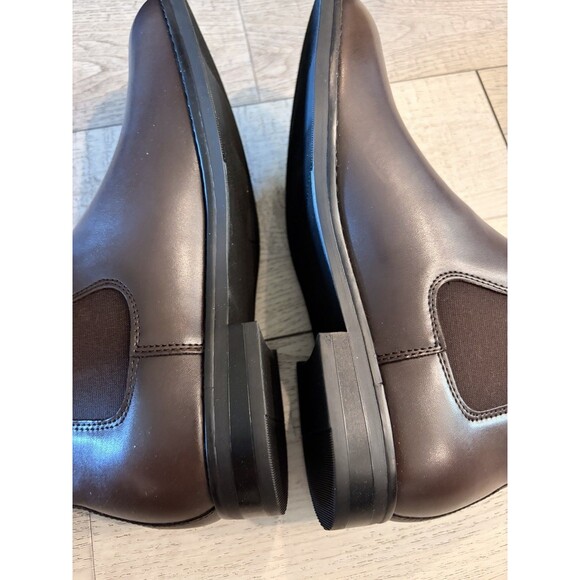 NEW Alfani Men\'s Brown Luka 2 Pull On Round Toe Casual Chelsea Boots Shoes Sz 9 main image 7